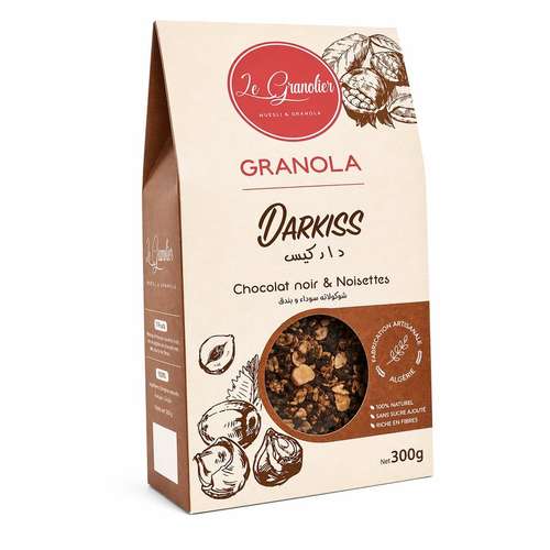 Boîte Granola — Darkiss (Choco Noisette)